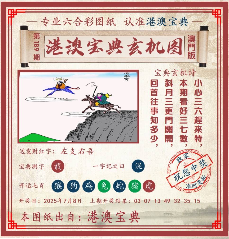 港澳宝典玄机图